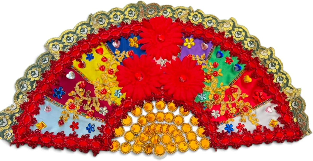 Abanicos Yoruba Decorado Santeria Spiritual Altar Decoration Santo Religious Fan Oshun