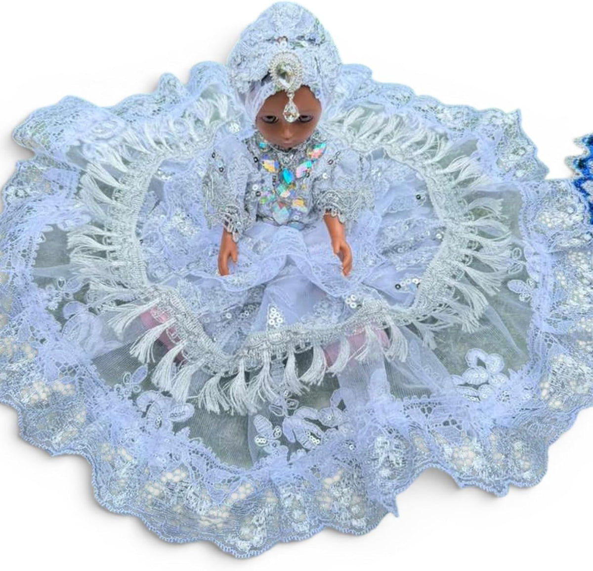 Spiritual Doll/Muñeca Gitana 15" Santeria Orisha Style Doll for Altar Decor, Prayer, Rituals & Relig