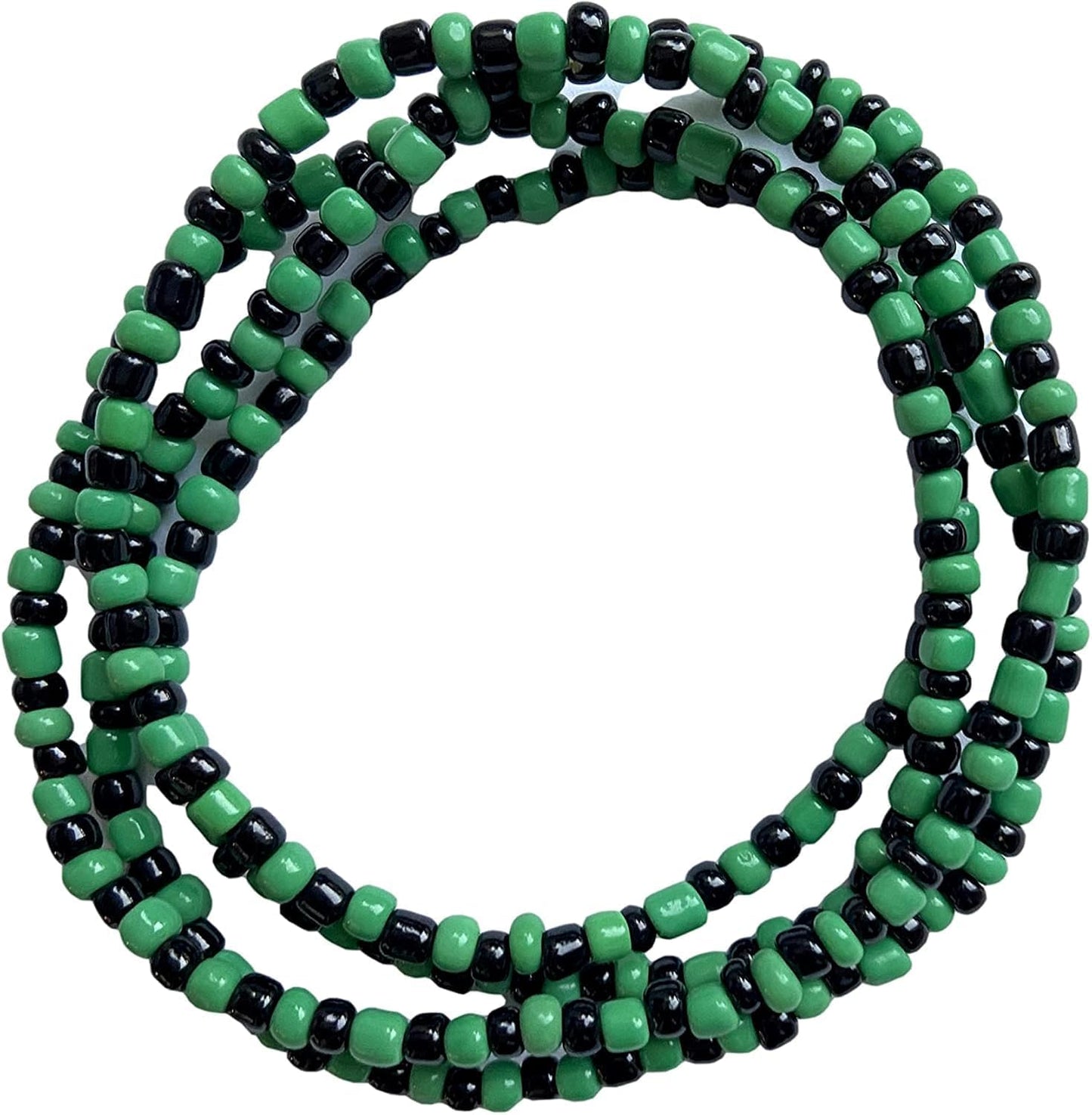 Santeria Beaded Necklaces – Handmade Orula Traditional Orisha Elekes Colors Protection Jewelry for Spiritual Rituals and Devotion