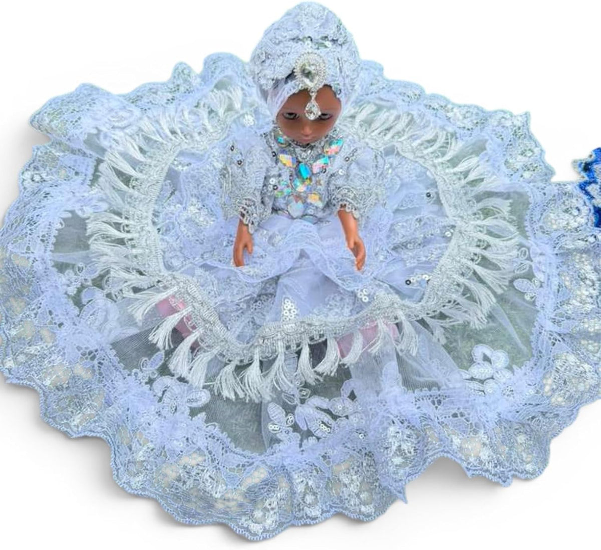 Spiritual Doll/Muñeca Gitana 15" Santeria Orisha Style Doll for Altar Decor, Prayer, Rituals & Relig