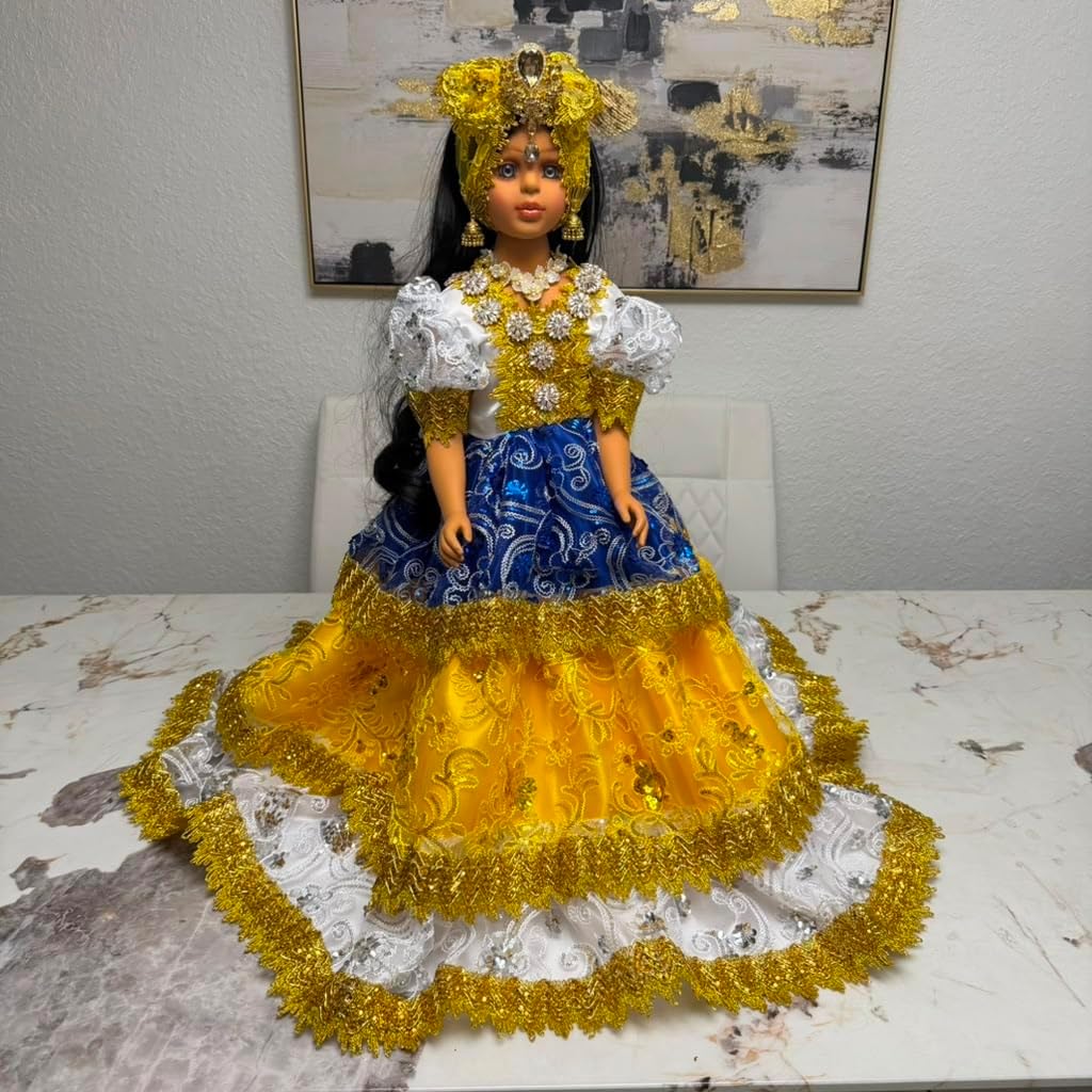 26 Inch Yoruba Gitana Muneca for Santeria Spiritual Altar Decor