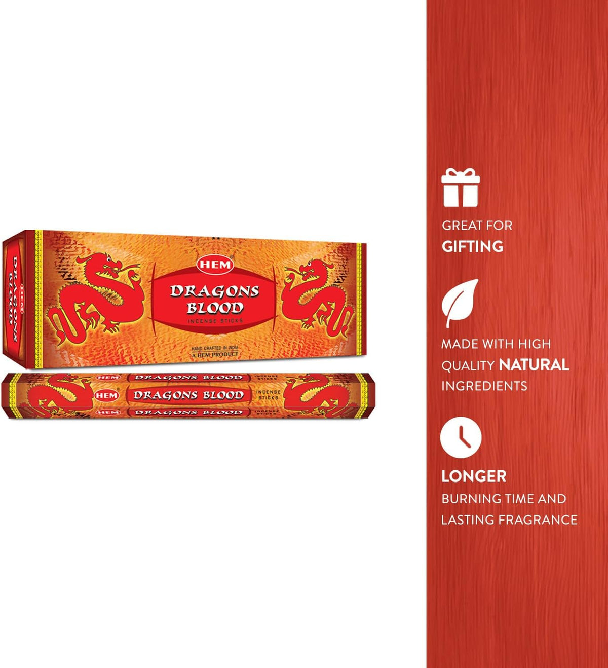 Hem Dragons Blood, Incense, 120 Sticks Box 1 Pack - Dragons Blood
