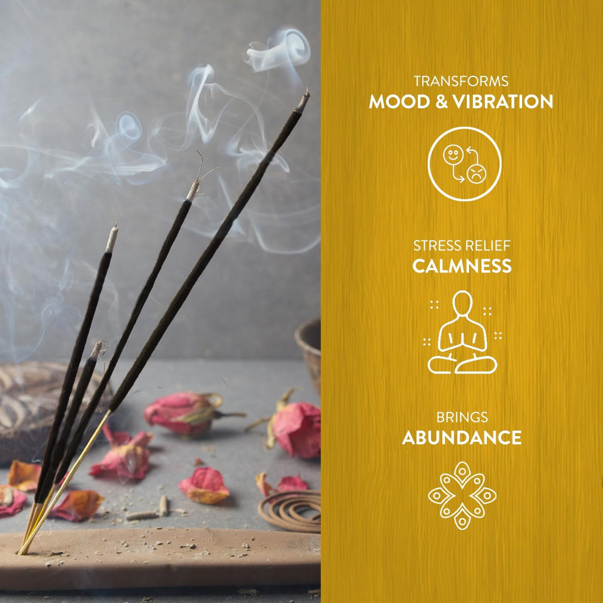 Hem Incense Sticks (Pack of 6) | Ideal for Meditation, Rituals & Cleansing (Money House)