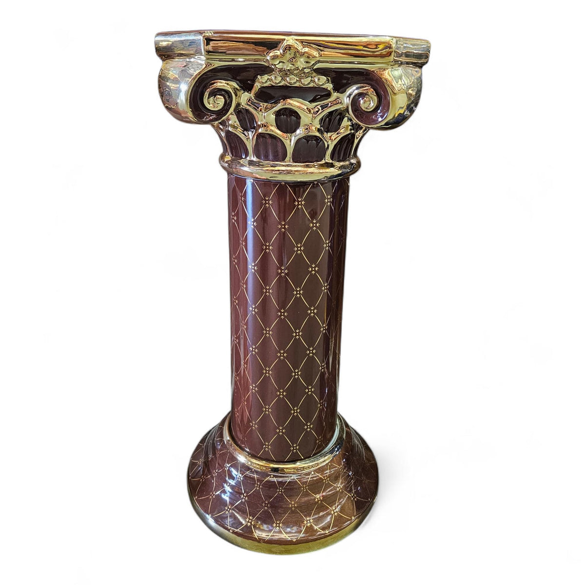 23'' Inch Santo Pedestal Stand | Pedestal para Santos, Statues & Orisha Altars | Porcelain Santeria 