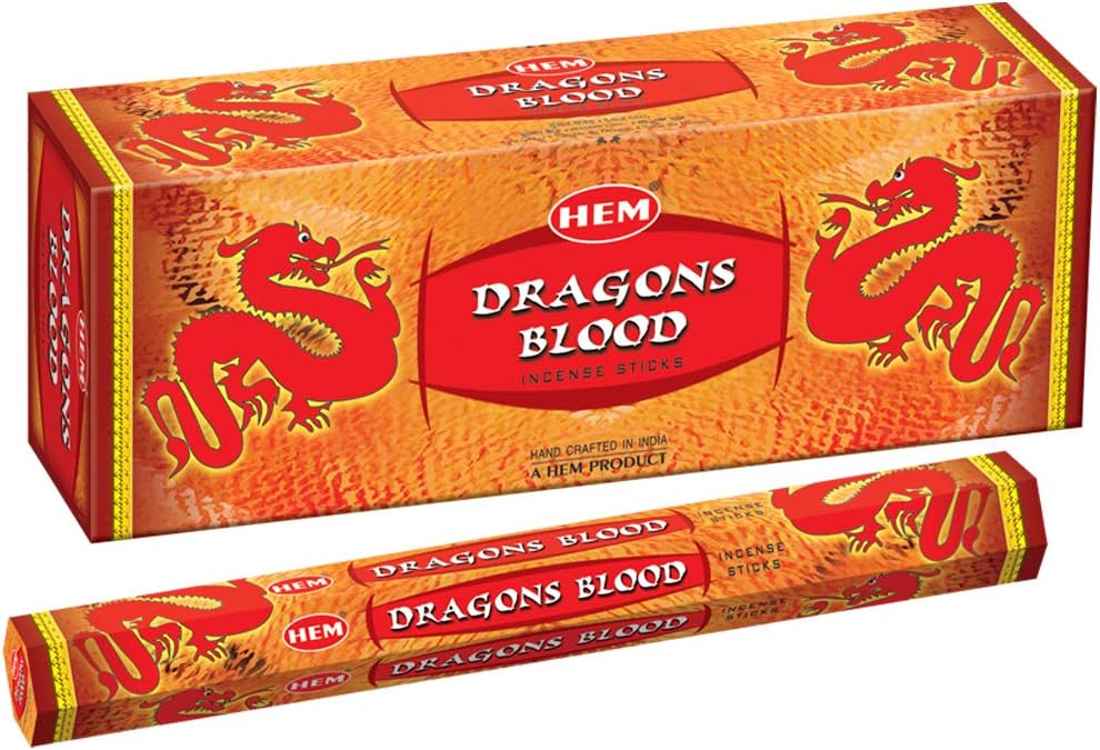 Hem Dragons Blood, Incense, 120 Sticks Box 1 Pack - Dragons Blood