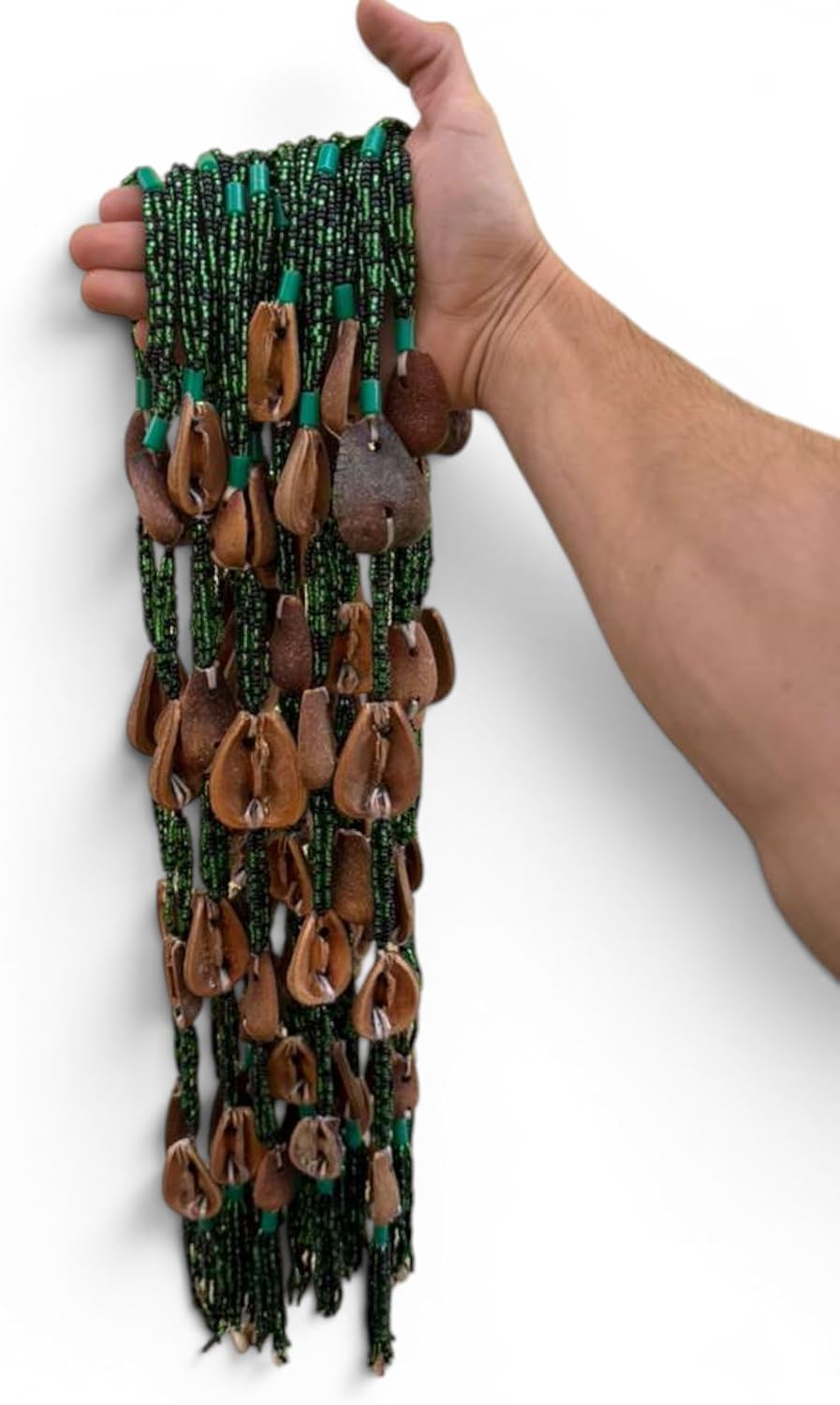Opele Ekuele Ifa Orula Divination Babalawo – Agbere Handmade Yoruba Santeria Oracle Tool with Seeds 