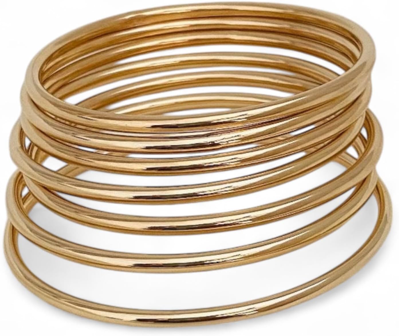 Gold Filled Set of 5 Bangles, Gold Filled Bangle Set, Bangles, Stacking Pulseras, Pulsos Set, Gold Bracelets