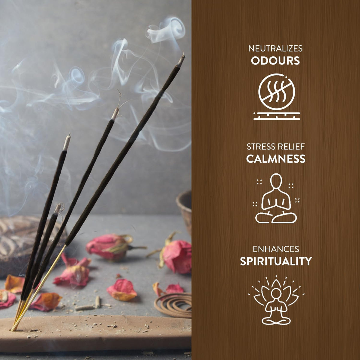 Hem French Vanilla Incense Sticks (120 Sticks, 6 Boxes Inside) - 9 Inches Long, 20g per Box - Create