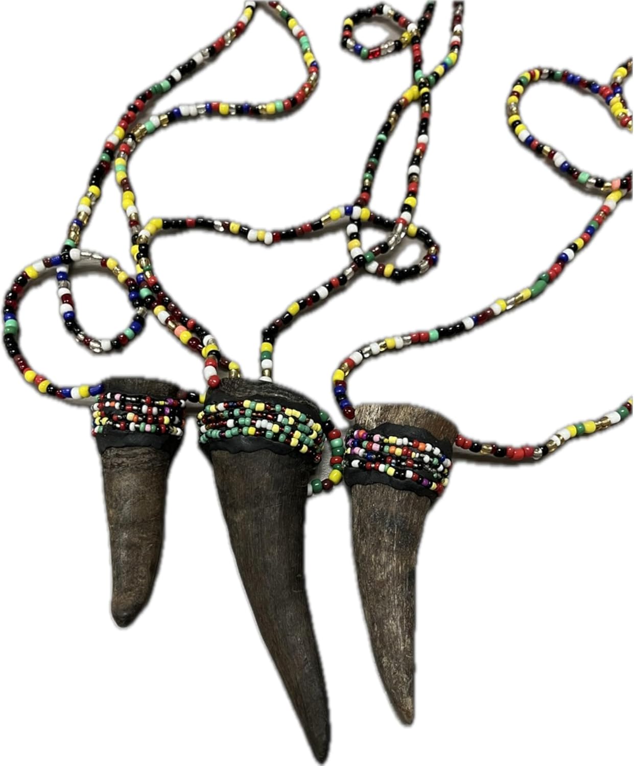 Osain Amulet Necklace Cuerno de Ozain – Santeria, Ifa, Orishas Esoteric & Religious Curio, Unique Design