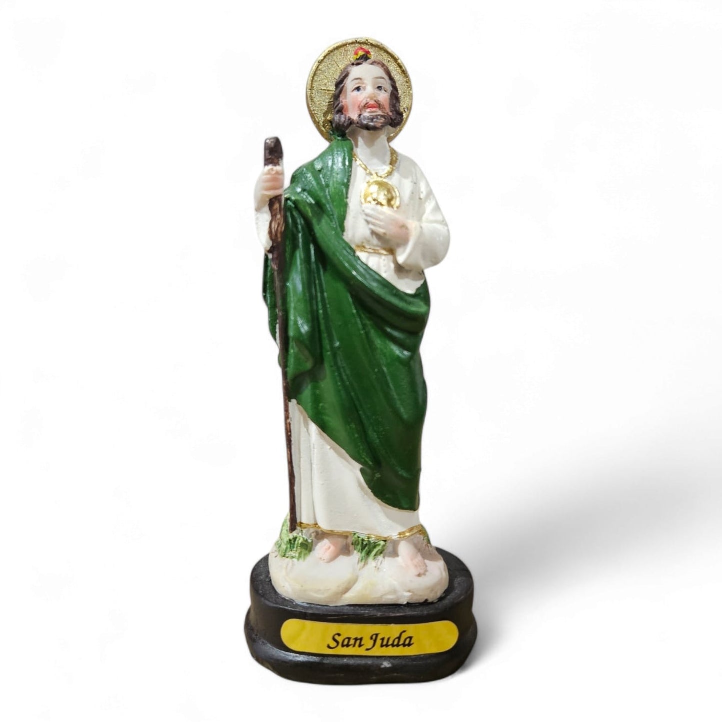 San Judas - Saint Jude Thaddaeus 8" , 12 " and 18" Resin Figurine – Religious Statue Figurine