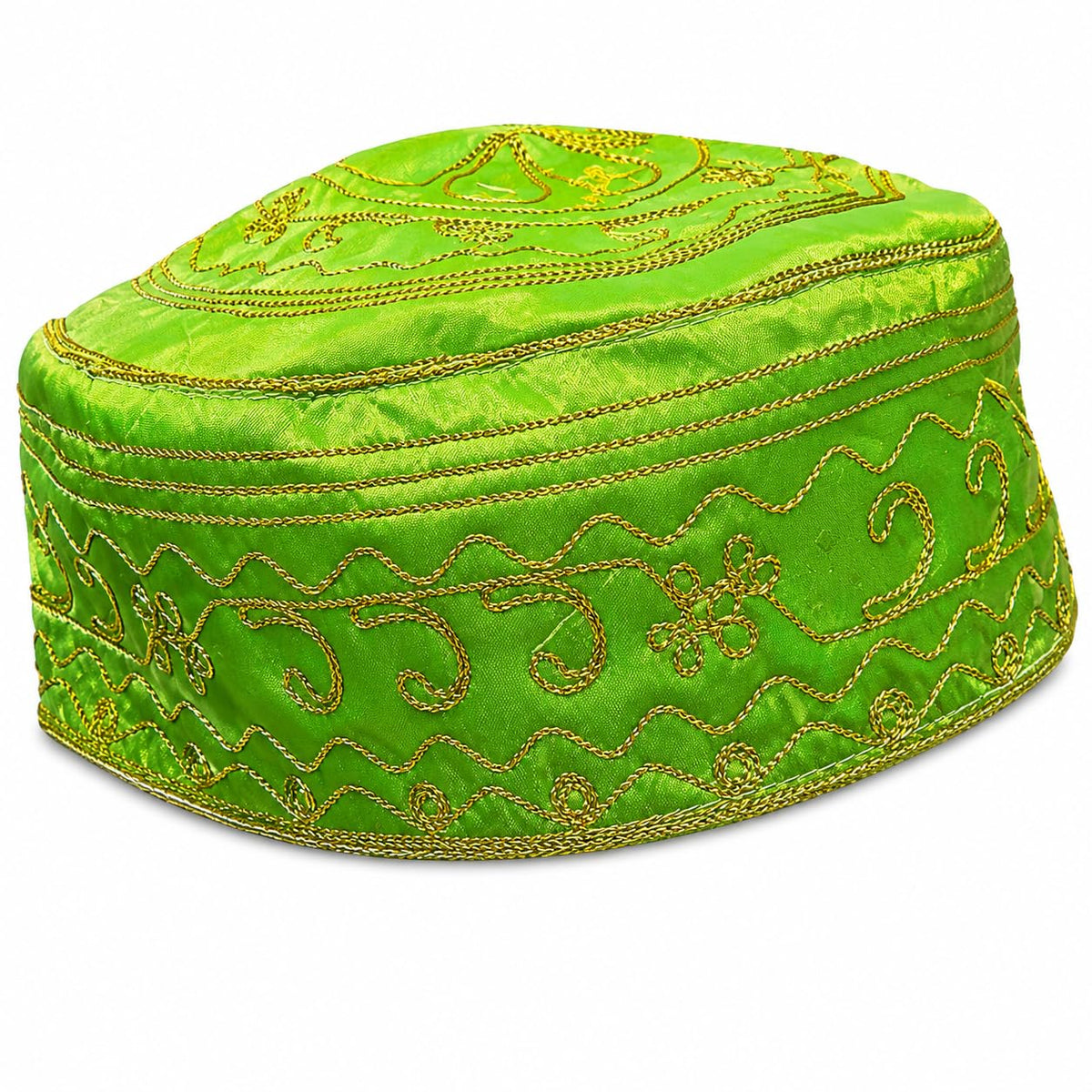Gorros de Santo Santeria Yoruba Ifa Babalawo Hats, Embroidered Ceremonial Religious Cap for Orisha G