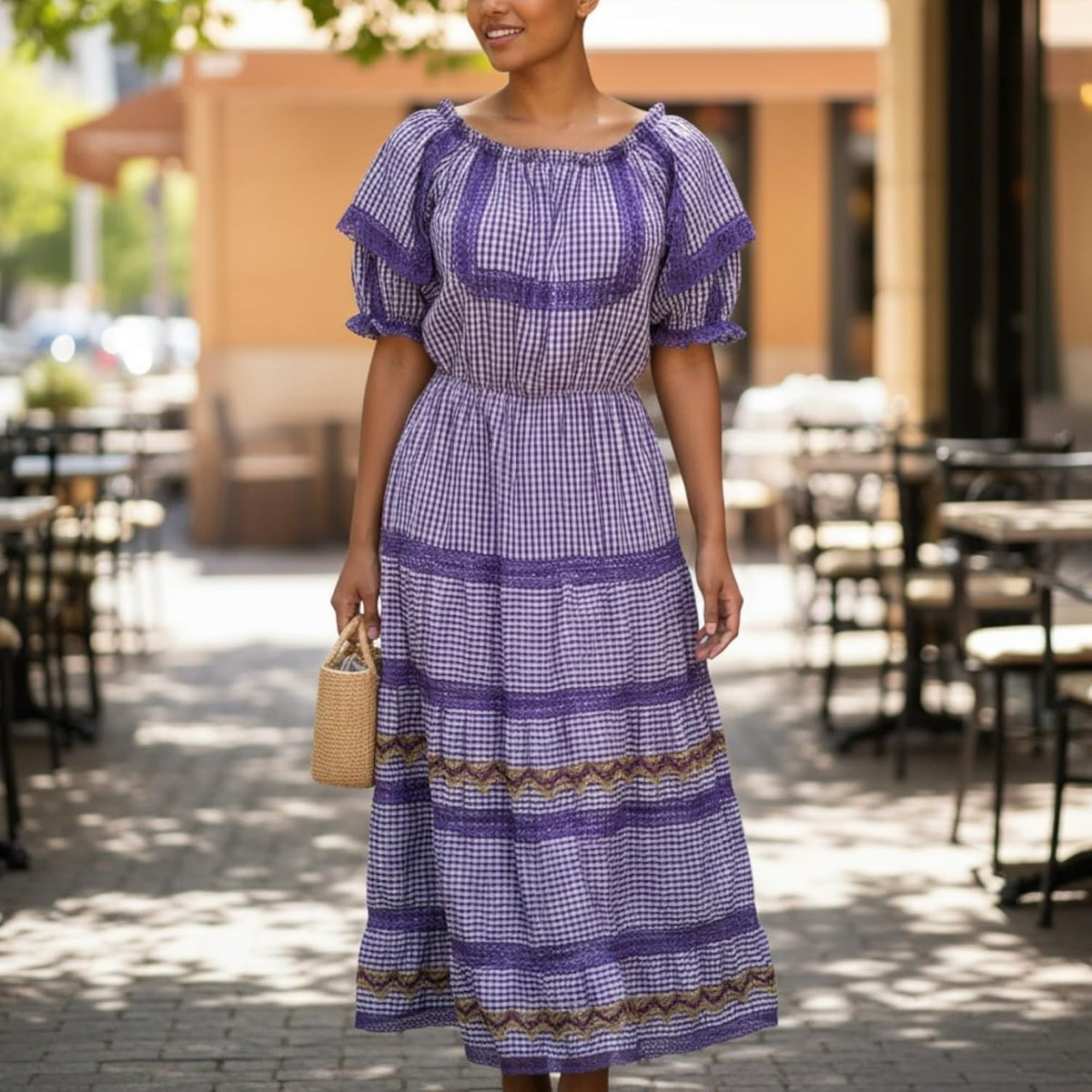 Santeria Dress with Quilla for Women | Traditional Orisha Outfit for Yemaya, Ochun, Oya & Chango | R
