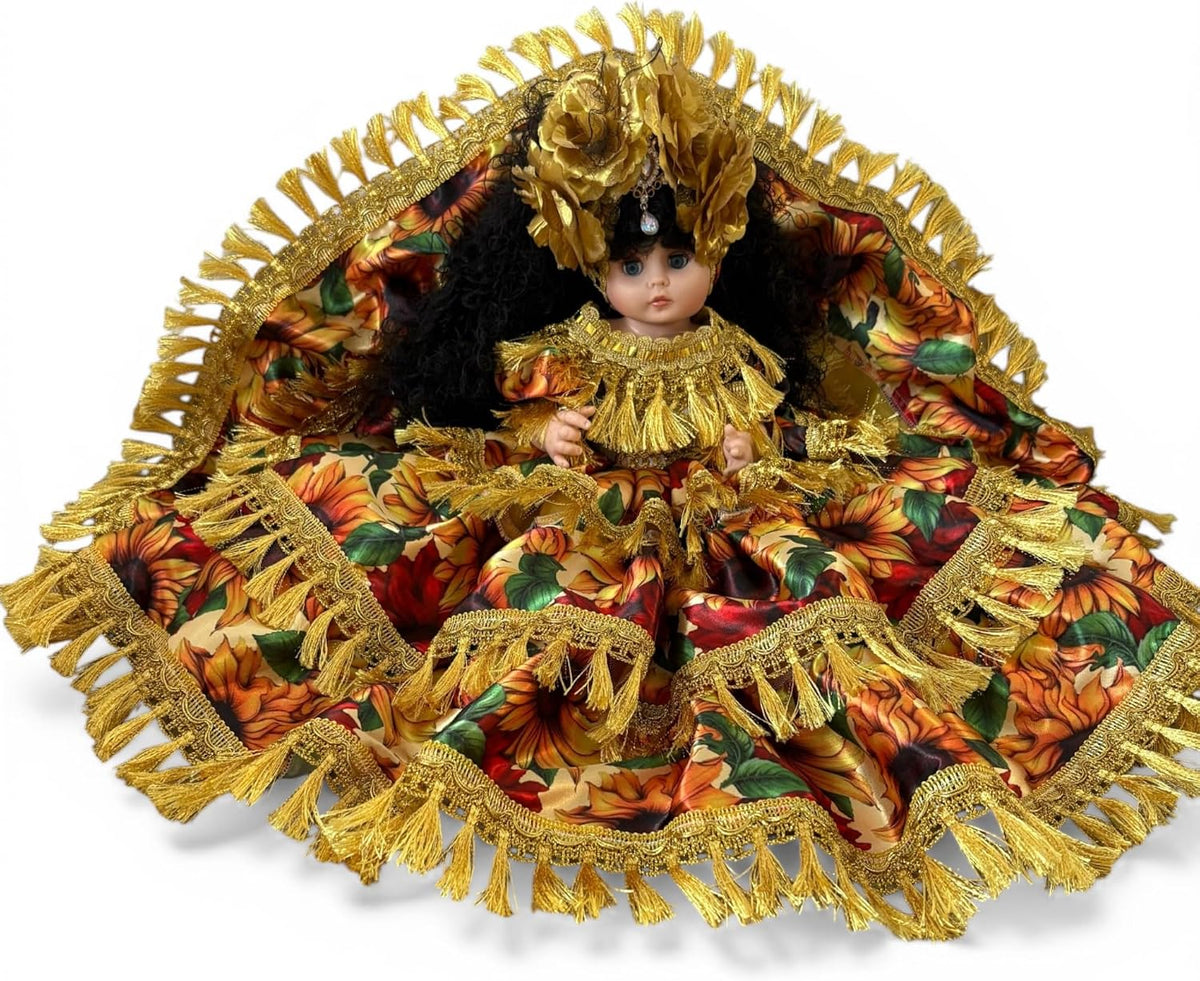 Gitana Sunflower Santeria Spiritual Altar Muneca Religious Home Decor Floral Shrine Decoration Adult
