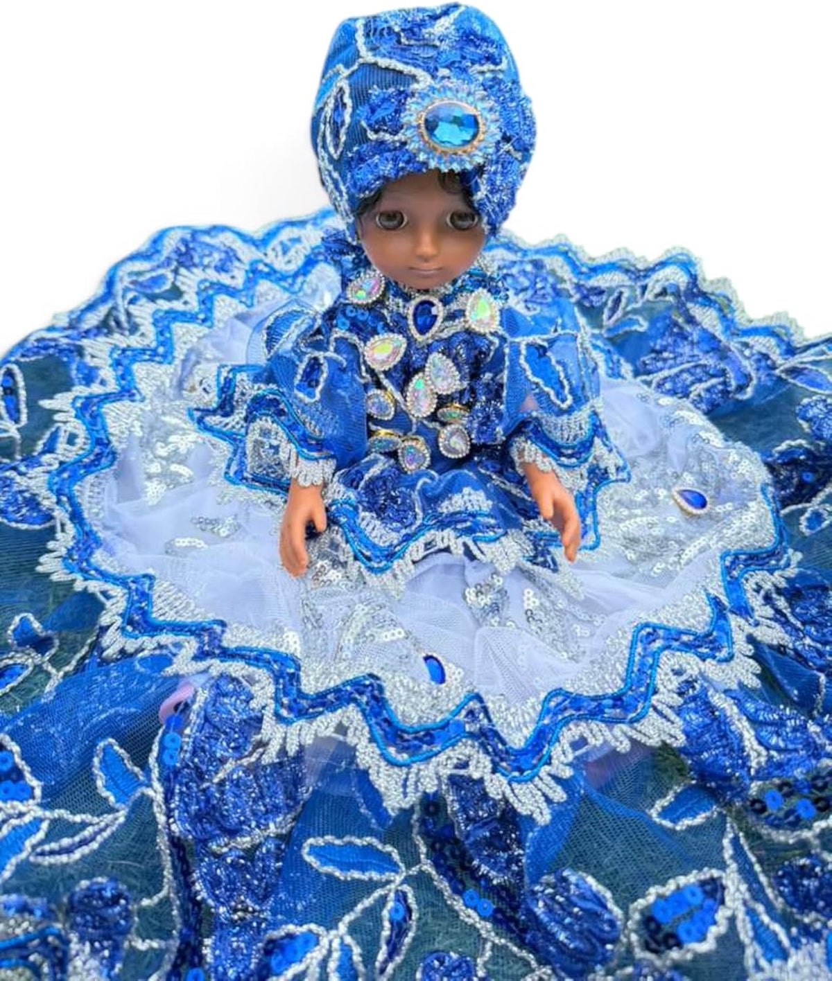 Spiritual Muneca Gitana 15" Santeria Orisha Style for Altar Decor, Prayer, Rituals & Religious Spiri