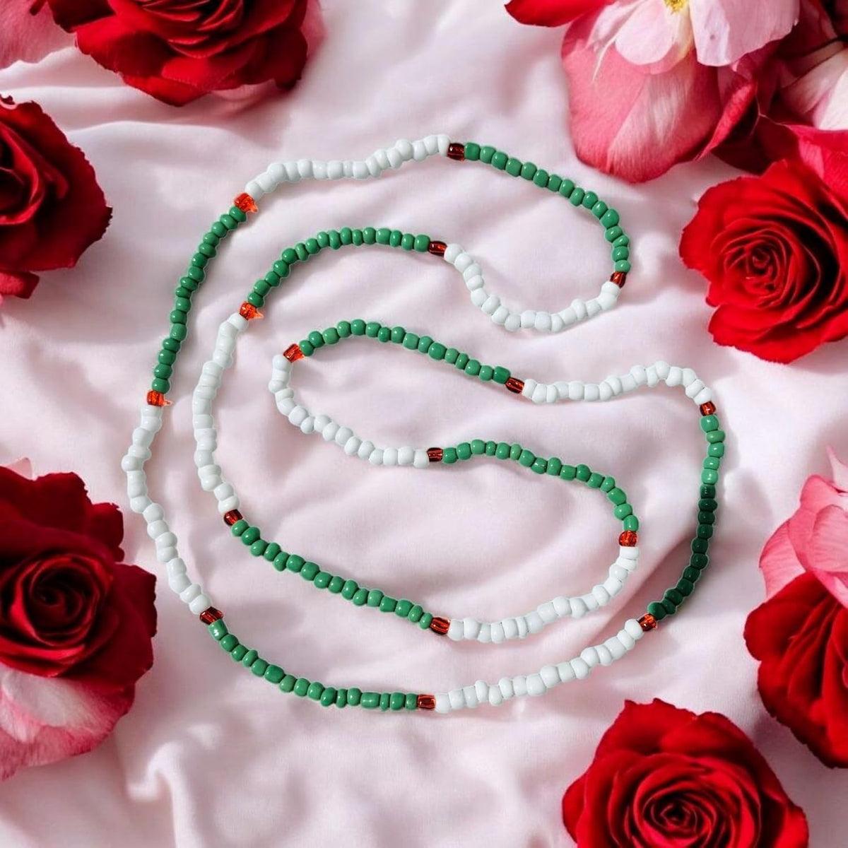 Collar de Oduduwa Santeria Necklace  –  Handmade White