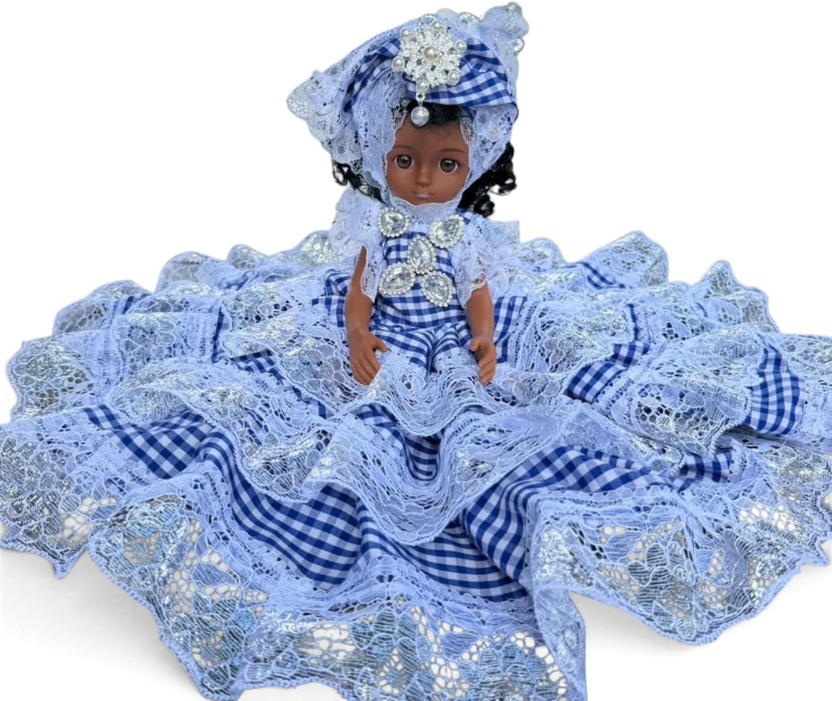 12-Inch Muneca Gitana Yoruba Spiritual Altar Decoration Santeria Gypsy Style Ginga