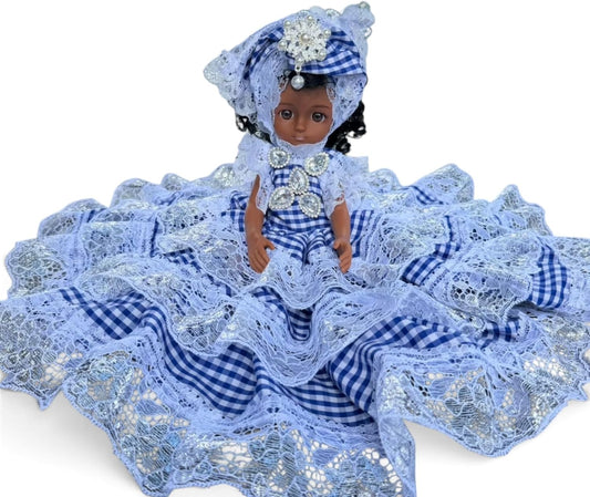 12-Inch Muneca Gitana Yoruba Spiritual Altar Decoration Santeria Gypsy Style Ginga