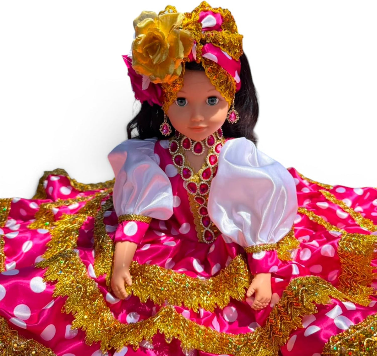 26" Pink Yoruba Gitana Muneca – Spiritual Santeria Altar Decor