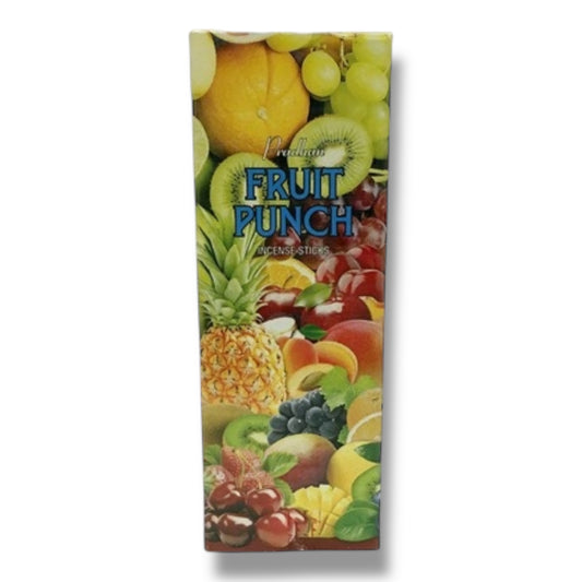 Fruit Punch Incense Sticks – 120 Sticks Total – 6 Hexagon Packs of 20 – Sweet & Fruity Aroma, Hand-Rolled Indian Incense for Meditation, Relaxation, Spiritual Use – Pradhan Brand