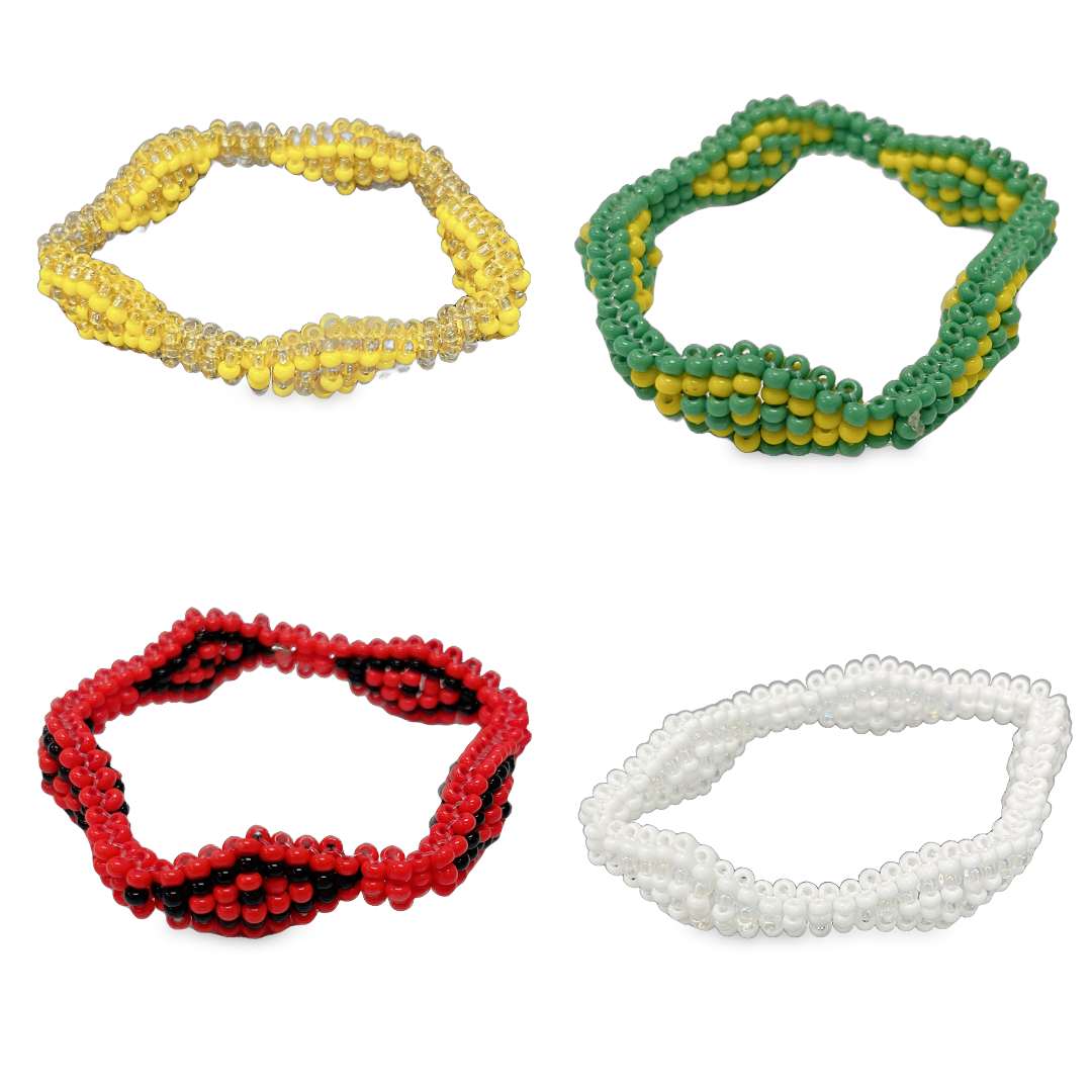 Santería Beaded Bracelets - Handmade Colorful Spiritual Bracelets for Protection, Blessing, and Devotion - Available in 8 Variations